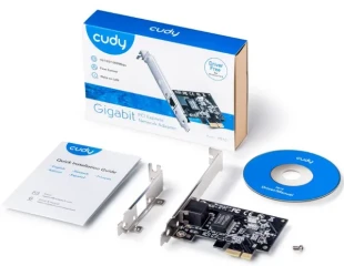 CUDY Cudy PE10 GIGABIT ETHERNET PCI-Express CARD 10/100/1000 (alt. NIC-GX1)