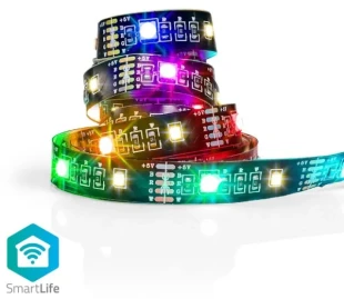 NEDIS BTLS20RGBW RGB Led traka Bluetooth, Topla bela, SMD, 2m, IP20, 2700K, 380lm, Android/iOS