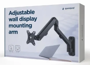 GEMBIRD MA-WA1-02 Gembird Podesivi zidni drzac za monitor,tilt, 13-27 max.7kg