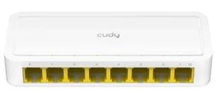 CUDY Cudy FS108D LAN 8-Port 10/100 Switch auto-negotiation RJ45 ports