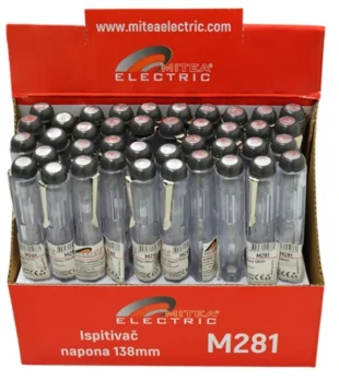 MIT.EL Ispitivac napona glinerica M281 220V 138mm sa metalnom zakacaljkom (cena za 1kom)