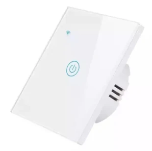 GEMBIRD TUYA-SMART-1 GANG-RSH-SP001 GMB WiFi  switch Alexa google home tempered glass touch Wireles remoteV2