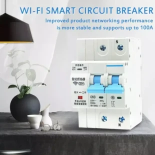 GEMBIRD ZIGBEE-SMART-SWITCH BREAKER Gembird Tuya prekidac-osigurac APP Glasovna kontrola Alexa Google Smart
