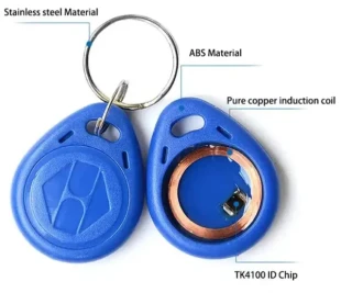 GEMBIRD SMART-TAG-125khz-EF-NFCC Gembird Plavi Vodonepropusni ABS TAG 125KHz TK4100 (pak.10kom)