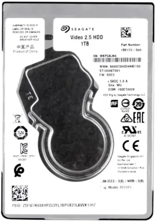 HDD 2.5 * 1TB ST1000VT001 SEAGATE 5400RPM 128MB SATA3