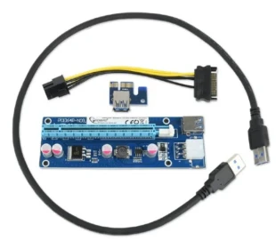 GEMBIRD RC-PCIEX-03 Gembird * PCI-Express riser add-on card, PCI-ex 6-pin power connector
