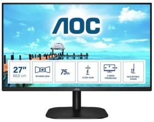 Monitor 27 AOC 27B2H IPS HDMI, VGA 75Hz, 1920 x 1080