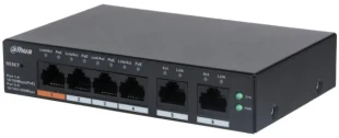 Dahua CS4006-4ET-60  SMART UPRAVLJIVI LAYER 2 POE 4-PORTNI SWITCH SA 2 UPLINK-A