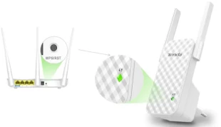 TENDA Tenda A9 WiFi ripiter/ruter 300Mbps Repeater Mode Client+AP white (Alt:WNP-RP300-03 )