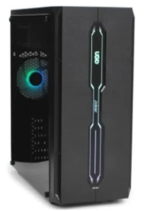 UGD Kuciste Joker K27 ATX, providna stranica, ugradjen 1x RGB kuler, crno