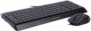 A4 TECH A4-F1512 A4Tech tastatura YU-LAYOUT + mis USB, Black