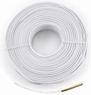 GEMBIRD TC1000S-100M Gembird Flat Telefonski kabl, 4 zice, 100m White