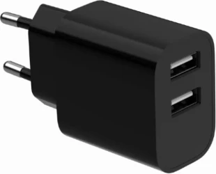 GEMBIRD TA-UC-2A12-01-BK Gembird 2-port univerzalni USB punjac, 2.4 A, black 12W