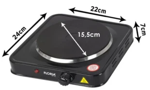 Zilan ZLN2806 elektrièni rešo 1ploèa, 1000W, 150mm (ZLN2805/BK)