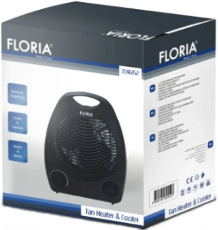 ZILAN Zilan ZLN6152 Grejalica sa ventilatorom, 2000 W, crna