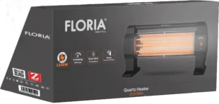 ZILAN Zilan ZLN1084 BK Kvarcna grejalica sa 3 halogena grejača, 400W/800W/1200W