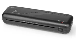 NEDIS LAMI112BK4 Laminator, aparat za plastifikaciju A4, 230 mm/min, black