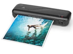 NEDIS LAMI112BK4 Laminator, aparat za plastifikaciju A4, 230 mm/min, black