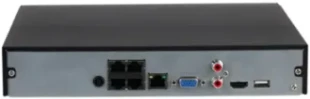 Dahua NVR4104HS-P-4KS3 4-KANALNI NVR SA 4-PORTNIM POE SWITCH-EM; LITE SERIJA; DO 12MP; 160MBPS