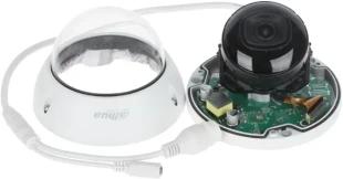 Dahua IPC-HDBW1230E-0280B-S5, IP 2MP Anti-vandal dome IC kamera, IC 30M, 2.8mm, IP67, IK10