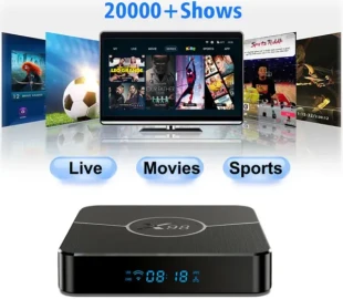 GEMBIRD GMB-X98 PLUS 4/32GB smart TV box Amlogic S905W2 Android 11 Dual Band WIFI 100LAN, BT5.0