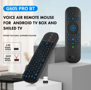GEMBIRD GMB-G60S PRO BT AIR MOUSE 2.4GHz Wireless BT connection gyroscope voice remote control,mini keyboard