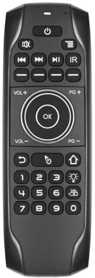 GEMBIRD GMB-G7BTS AIR MOUSE Android TV Box Remote Control, Unique Design, Mini keyboard