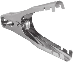 KROKODIL HVATALJKA ZA AKUMULATOR, 200A, CRVENA, 150mm VBC200/RD