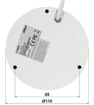 Dahua kamera IPC-HDBW2241E-S-0280B AI IP 2MP anti-vandal dome IC kamera; WizSense serija; 2.8mm; IC