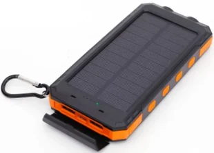 GEMBIRD HRD-T12 ** Gembird solar power bank 12000mAh 2xUSB, 1xType-C, LED, kompas (999)