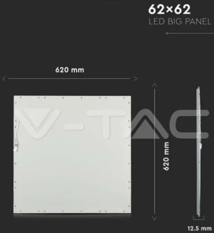 V-TAC 2162176 Led panel ugradni, 36W, 600×600, 4000k