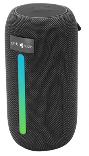 GEMBIRD SPK-BT-LED-07 Gembird Portable Bluetooth LED speaker, 5W, BT, FM, USB, Handsfree, Black
