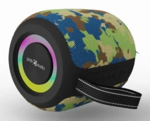 GEMBIRD SPK-BT-LED-05-CM Gembird Portable Bluetooth RGB LED TWS speaker, 8W, BT, FM, USB, Handsfree, CAMO