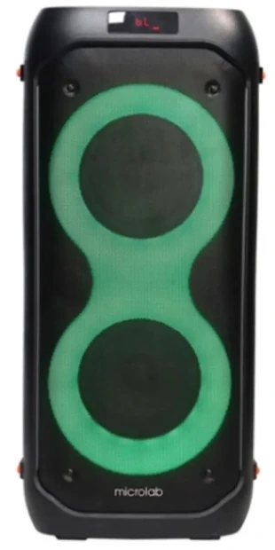 MICROLAB Microlab PT602W karaoke zvucnik 160W, Bluetooth, LED, 7,4V/4000mAh, Aux, USB, microSD, + Mic*2kom