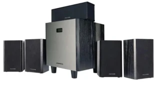 MICROLAB Microlab HTS800 Home Theater System 180W, Bluetooth, LED Screen, Aux, USB, DVD5.1, Optical, HDMI, FM