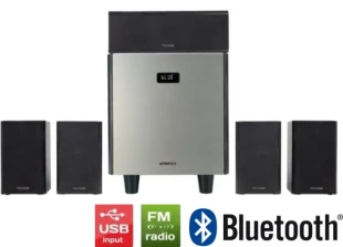 MICROLAB Microlab HTS800 Home Theater System 180W, Bluetooth, LED Screen, Aux, USB, DVD5.1, Optical, HDMI, FM