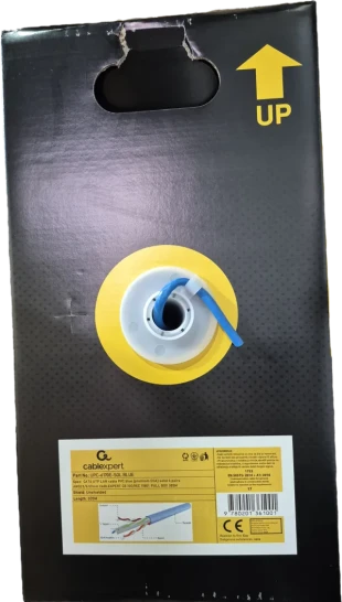 GEMBIRD UPC-6170E-SOL BLUE Gembird, UTP cat.6 Indoor solid 23AWG, 0.57mm PREMIUM CCA kotur pun presek 305m