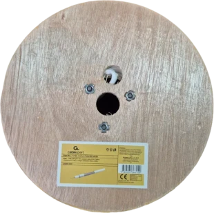 GEMBIRD KABL-COAX-RG6/300 white (X553) koaksialni kabl RG6 bez konektora, conductivity18%,6.5mm,300m