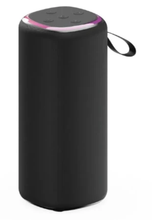 GEMBIRD SPK-BT-LED-08L Gembird Portable Bluetooth LED speaker, 10W, BT, FM, USB, Handsfree, Black