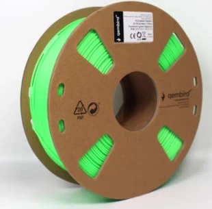 GEMBIRD 3DP-ABS1.75-01-FG ABS Filament za 3D stampac 1.75mm, kotur 1KG, plamen sjajan GREEN