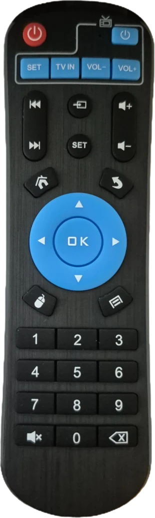 GEMBIRD GMB-X96-PROGRAMIRAJUCI DALJINSKI BLUE za X96 X4, MAX+, X98Q, Android TV Box, programmable IR