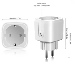 GEMBIRD SMART-MON16A GMB Power Energy merac potrosnje struje gateway tuya zigbee wifi smart 16A