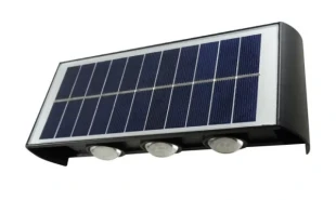 Nazidna solarna lampa YW13173-3253-2x3 3000K, IP44, 210x80x55 mm