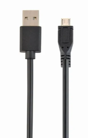 GEMBIRD CC-mUSB2D-1M Gembird Double-sided USB 2.0 AM to Micro-USB cable, black, 1 m