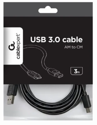 GEMBIRD CCP-USB2-AMCM-10 Gembird USB 2.0 AM to Type-C cable (AM/CM), 3 m
