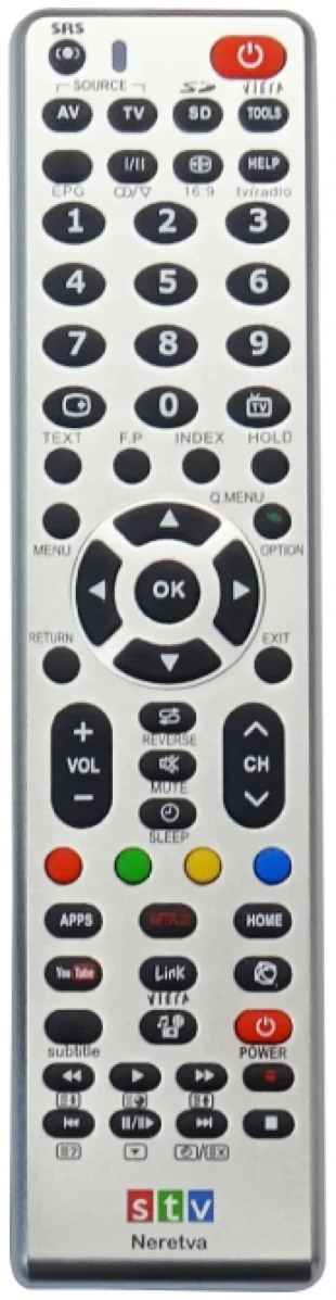 Daljinski upravljac za Panasonic, JVC, Toshiba, Sharp