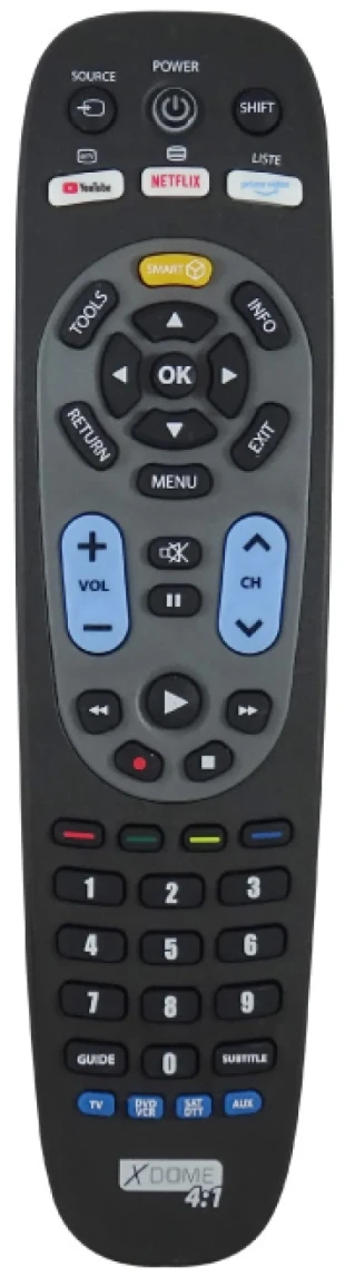 Daljinski upravljac X DOME 4-1 Univerzalni, 4WEB