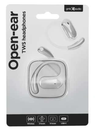 GEMBIRD OWS-01-W Gembird bluetooth V5 open-ear slusalice, TWS, white