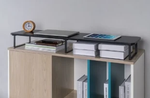 GEMBIRD MS-TABLE2-01 Gembird postolje za dva monitora 1000x260x122mm