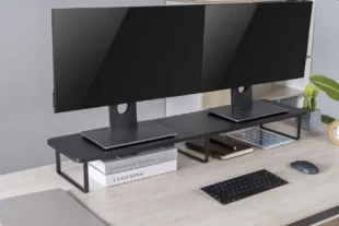 MS-TABLE2-01 Gembird postolje za dva monitora 1000x260x122mm